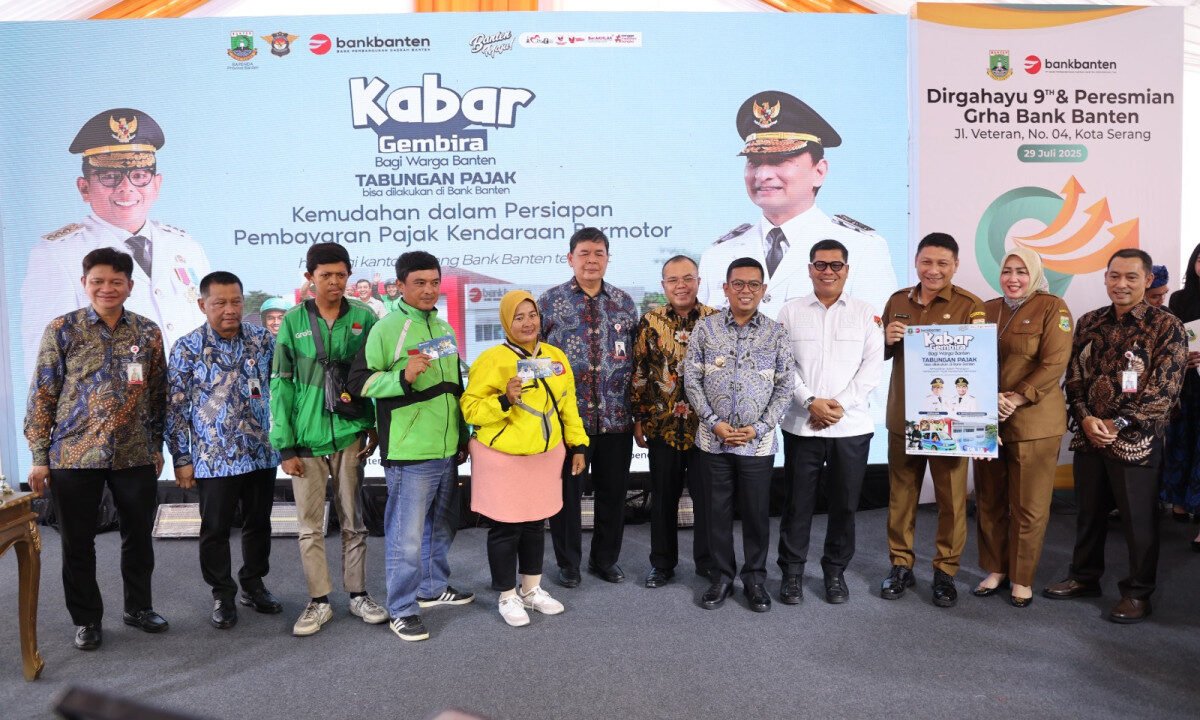 Luncurkan Tabungan PKB, Gubernur Banten Andra Soni : untuk Meringankan Beban Wajib Pajak