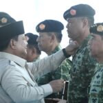 Presiden Prabowo Lantik Wakil Panglima TNI dan Pejabat Tinggi Kementerian Pertahanan di Batujajar