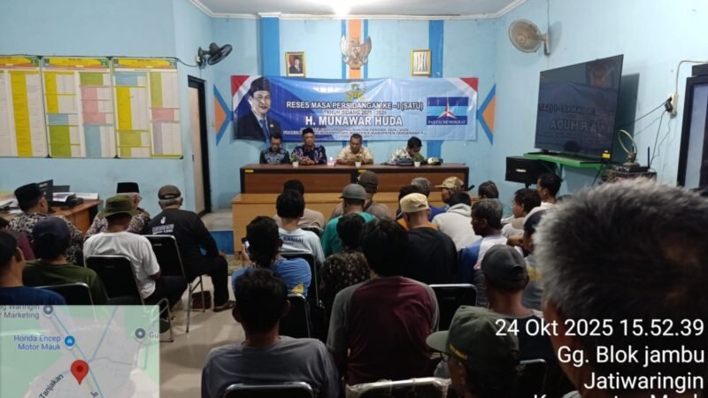 Soal Banjir jadi Bahasan di Acara Reses Munawar Huda