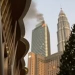 Menara Petronas Malaysia Terbakar