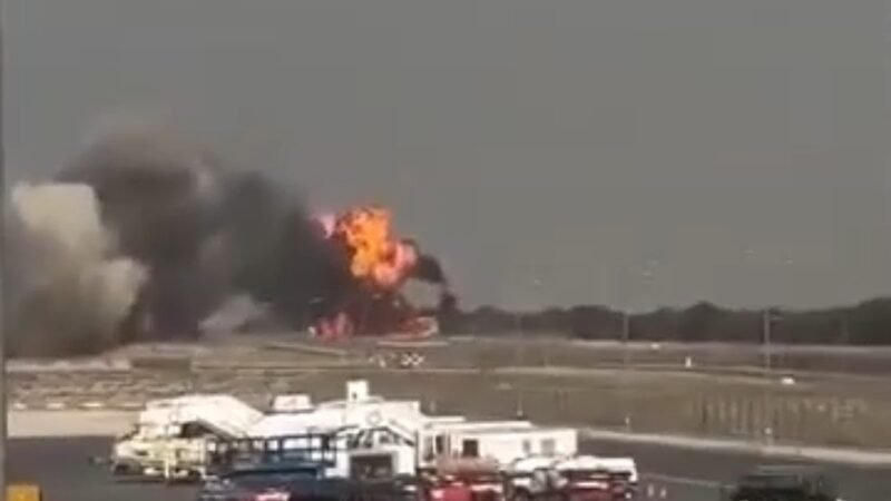 Jet Tempur India Jatuh di Dubai Qatar