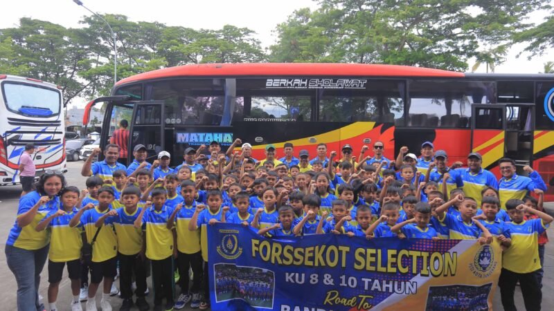 Atlet Muda Sepakbola Kota Tangerang Tanding Piala Kadin Bandung