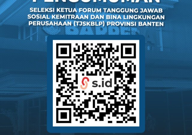 Pemprov Banten Buka Pendaftaran Ketua Forum TJSKBLP 2026-2029