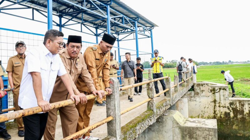 Gubernur Banten Tinjau Pintu Air Otomatis Bendung Sarakan, Klaim Efektif Tekan Risiko Banjir