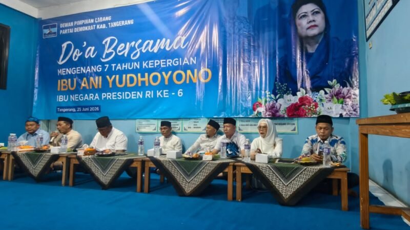 DPC Demokrat Kab. Tangerang Do’a Bersama untuk Alm. Ibu Ani Yudhoyono