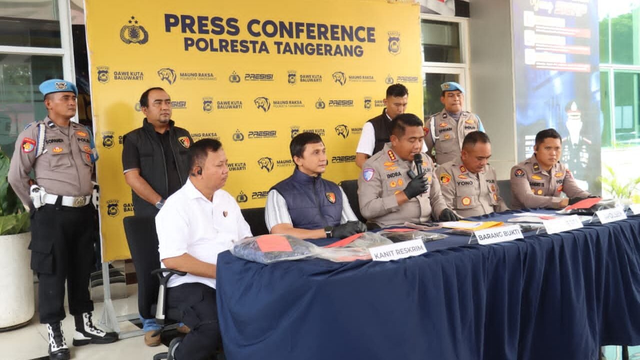 Ngaku Polisi Lalu Peras Warga, Enam Orang Diamankan Polresta Tangerang