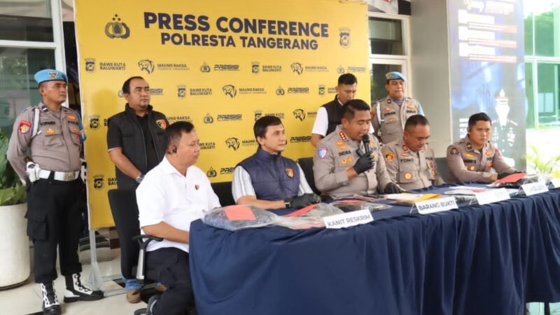 Ngaku Polisi Lalu Peras Warga, Enam Orang Diamankan Polresta Tangerang
