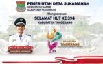 Kepala Desa Sukamanah Moch. Darul Khoir Ucapkan Selamat Hari jadi kabupaten Tangerang ke-394 Tahun: Terus bergerak Semakin Berdampak