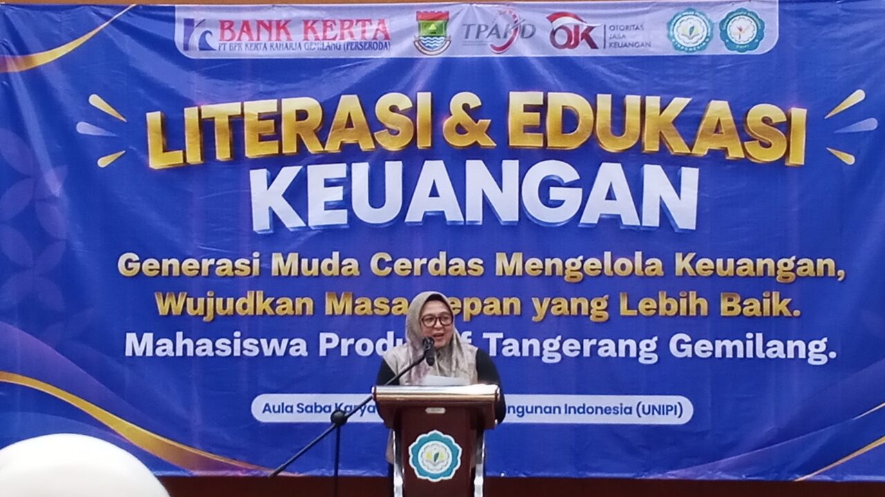 Wabup Tangerang Apresiasi Kegiatan Literasi dan Edukasi Keuangan PT. BPR KR Gemilang di UNIPI